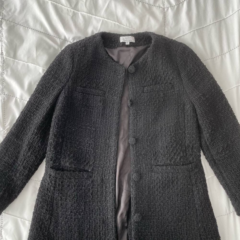 & Other Stories Textured Black Blazer